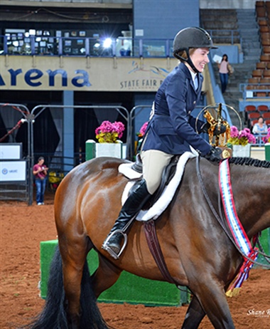 Madeline Keyes Captures American Quarter Horse World Championship